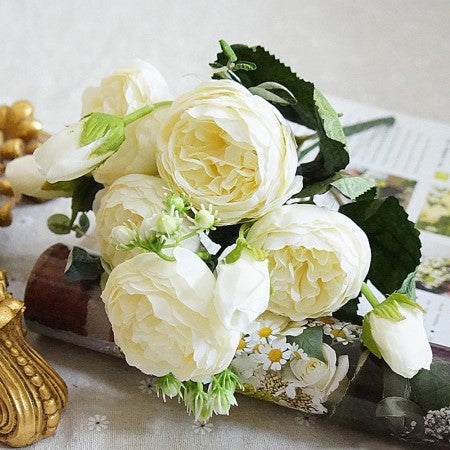 Artificial Cream Peonies I Wedding Flower Decorations I My Dream Party Shop I UK