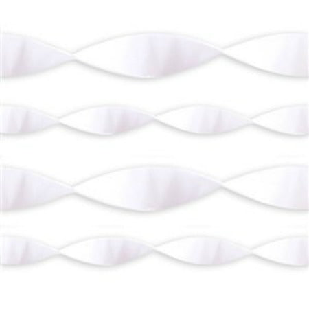 White Crepe Paper Streamer I Pretty Party Decorations and Streamers I My Dream Party Shop I UK