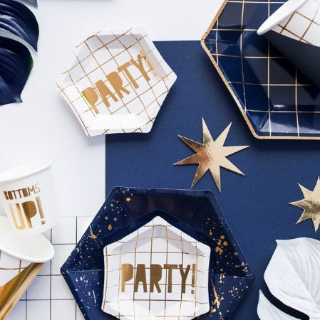 Tiny White Nibble Plates I My Dream Party Shop I UK