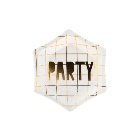 Tiny White Nibble Plates I My Dream Party Shop I UK