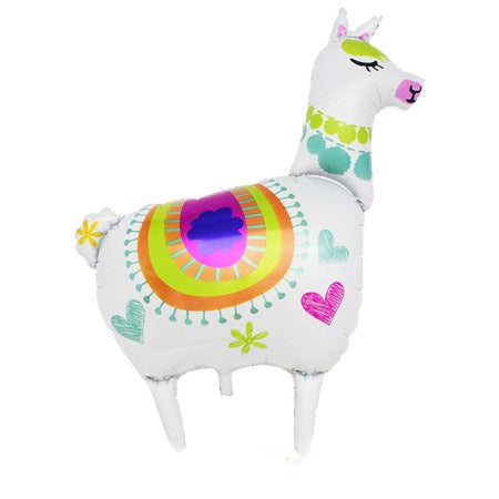 White Llama Balloon I Llama Party Decorations I My Dream Party Shop I UK