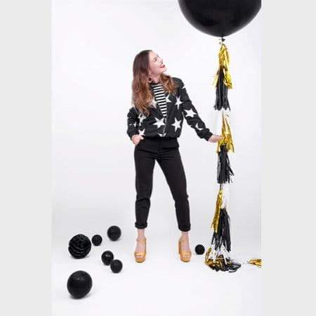 White Tassel Garland I Stunning Balloon Tails UK