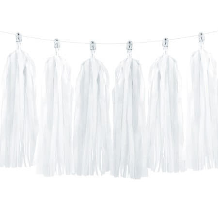 White Tassel for Giant Lilac Heart I Personalised Heart Balloons I My Dream Party Shop