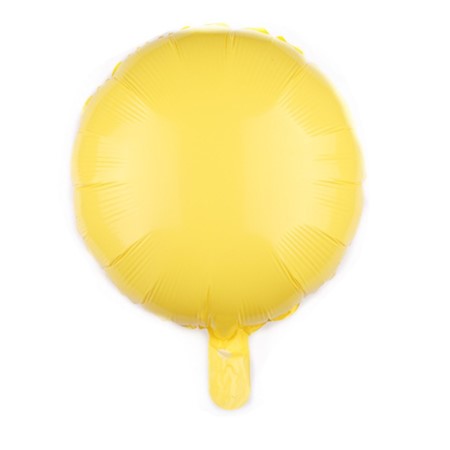 Yellow Round Foil Balloon I Cool Foil Balloons I My Dream Party Shop I UK