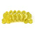 Yellow Four Leaf Clover Tissue Paper Garland I Pretty Paper Decorations I My Dream Party Shop I UK