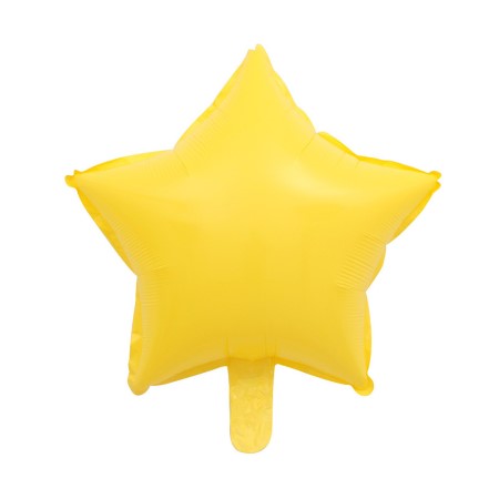 Yellow Star Shaped Foil Balloon I My Dream Party Shop I UK
