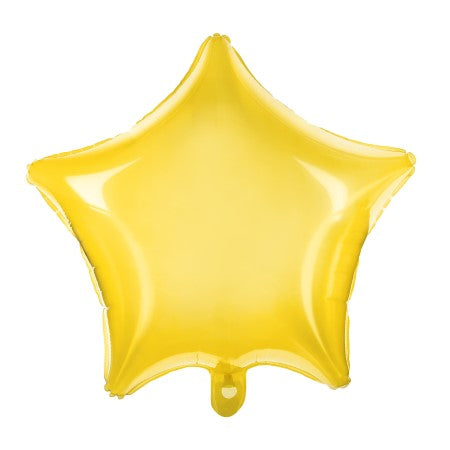 Yellow Star Foil Balloon I Cool Party Balloons &amp; Decorations I My Dream Party Shop I UK
