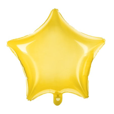 Yellow Star Foil Balloon I Cool Party Balloons & Decorations I My Dream Party Shop I UK