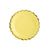 Small Pastel Yellow Plates with Gold Border I Pastel Party Supplies I My Dream Party Shop 