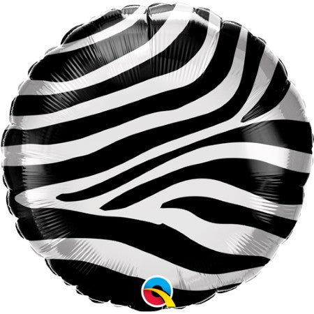 Metallic Zebra Print Balloon 18 Inches I Jungle Balloons I My Dream Party Shop