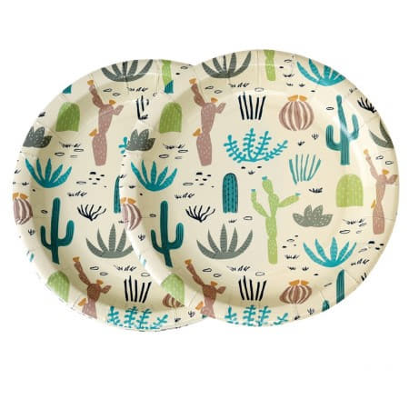 Desert in Bloom Plates I Modern Cowboy Party I My Dream Party Shop UK