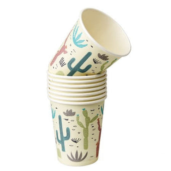 Desert in Bloom Cups I Cowboy Party Supplies I My Dream Party Shop UK