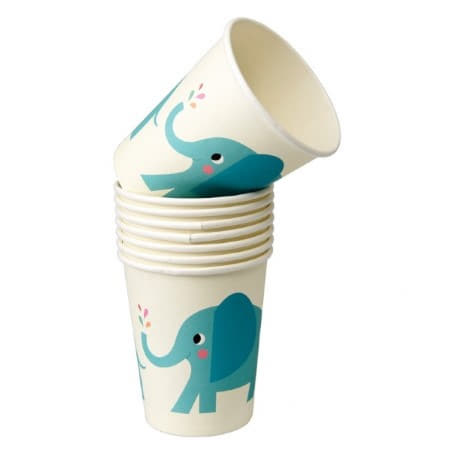 Elvis the Elephant Cups I Modern First Birthday Party I My Dream Party Shop UK
