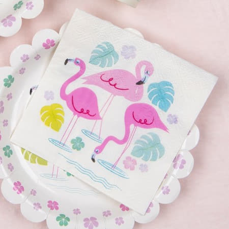 Flamingo Bay Napkins I Summer Party Supplies I My Dream Party Shop UK