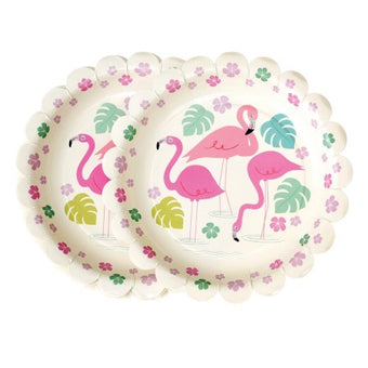 Flamingo Bay Plates I Flamingo Party Supplies I My Dream Party Shop UK