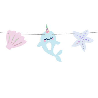 Under the Sea Garland I Mermaid Party Decorations I My Dream Party Shop