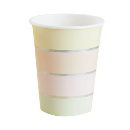 Pastel Stripe Cups I Pretty Pastel Party Supplies I My Dream Party Shop UK