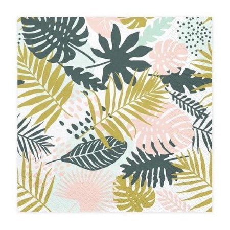 Tropical Leaves Napkins I Tropical Summer Party Supplies I My Dream Party Shop